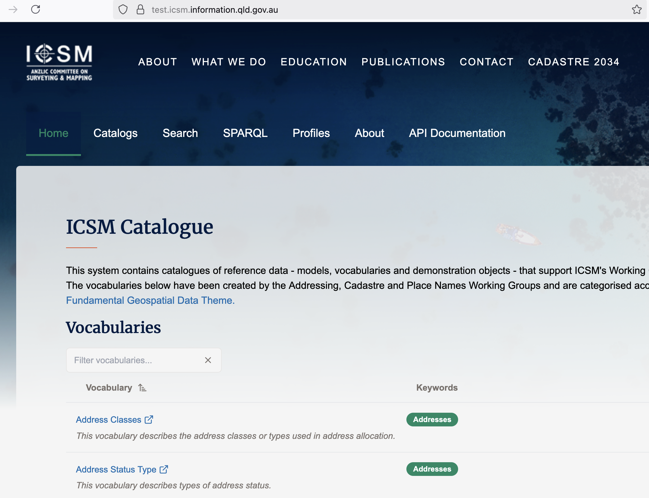 ICSM Prez instance